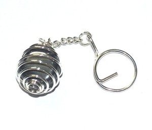 พวงกุญแจโมราสีดำร่วงลง | พวงกุญแจอัญมณีบำบัด - Product Image 1