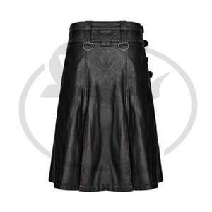 ใหม่สก็อตสีดำแฟชั่น Kilt ผู้ใหญ่ที่ทำด้วยมือผ้าฝ้าย100% - Product Image 6