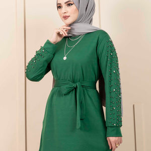 Nouvelle saison vêtements islamiques pour femmes robes modestes Abaya caftan tunique Kimono Hijab Dubaï arabe musulman ethnique turc qualité - Product Image 1
