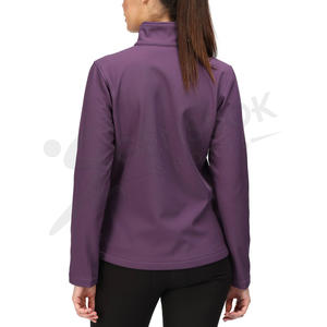 Vente chaude femmes Softshell marche veste col haut coupe-vent respirant en plein air vêtements actifs fermeture à glissière en gros - Product Image 2