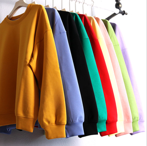 Sudadera con capucha y cuello redondo de rizo, nueva moda, nueva moda, personalizada, sin capucha - Product Image 1