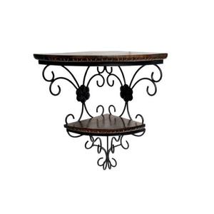 Hotel Restaurant Living Room <b>Glass</b> Slabs for Accessories Storage <b>Wall</b> Rack Top Gold Plated Finishing <b>Wall</b> Mounted Iron Rack - Product Image 2