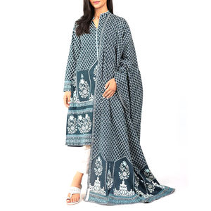 Robe de soirée ethnique en coton Shalwar Kameez avec logo personnalisé pakistanais Punjabi tissé et lavable - Product Image 1