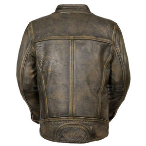 Blouson en cuir pour homme, véritable peau d'agneau, matériel de qualité supérieure, fait en gros, à la mode, 2022 - Product Image 2