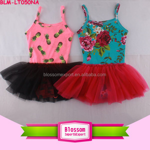 Robe <span class=keywords><strong>tutu</strong></span> de danse en mousseline de soie pour filles, manches courtes, imprimé souris, motif à pois, noir, 2023 - Product Image 2