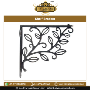 Direct Factory Sale <b>Black</b> Traditional Classic Single <b>Shelf</b> <b>Bracket</b> Cast Iron manufacturer Brass Metal for Bulk Buyers - Product Image 2