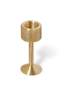Handmade Flower Shaped Taper <b>Leaf</b> Candle Holder with Custom Finish Art & Collectible Elegant Home Decor by Brassworld India - Product Image 3