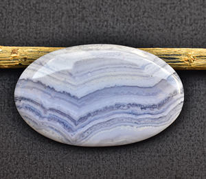 Cabujón de Ágata Azul Natural, Gema de Alta Calidad para Joyería, Forma Personalizada, Tamaño 20-55mm, Forma Libre - Product Image 3