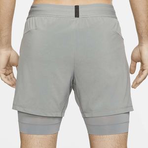 Pantalones Cortos Deportivos 2 en 1 para Hombre, Talla Grande, para Verano, Playa, Natación, Surf, Secado Rápido, Transpirables, Cintura Elástica, Corte Medio - Product Image 5