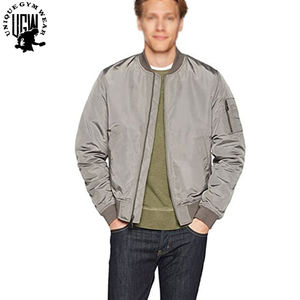 Vêtements de sport UNIQUE Veste bomber slim fit pour homme, hiver, imperméable, respirante, nylon/polyester, poches, fermeture éclair, col montant - Product Image 6