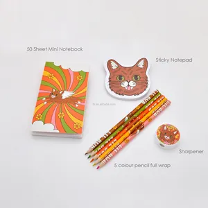 Cheap Stationery Set Back to School Stationery Set for School Supplies OEM Box Art Logo Item Lead Packing