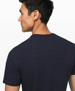 Vêtements de sport personnalisés OEM pour hommes, haut en coton élastique léger, Slim, pour Fitness, t-shirt simple et vierge, - Product Image 5