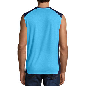 Camiseta sin mangas de algodón transpirable de secado rápido personalizada de alta calidad informal para Hombre Nuevo diseño de moda - Product Image 3