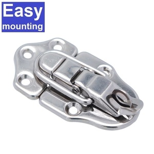 Serrure de verrouillage en nickel galvanisé pour boîte à bijoux, 20 pièces, accessoire portable pour le montage de quincaillerie, lock à tension, vente en gros, HC260 - Product Image 1