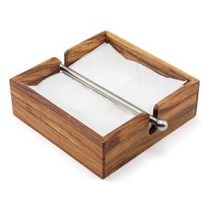 Soporte de madera para servilletas, accesorio decorativo de la mejor calidad, personalizado, hecho a mano - Product Image 2