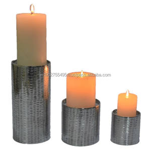 Handmade Modern Metal Iron <b>Tea</b> <b>Light</b> Candle <b>Holder</b> with Black <b>Gold</b> Liner Pillar Style Christmas Theme Home Decoration - Product Image 3