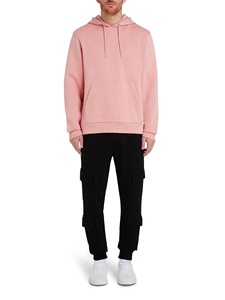 Chenille-sudaderas con capucha para hombre, suéter de diseño personalizado, de algodón, Polar, holgado, con parche de chenilla - Product Image 6