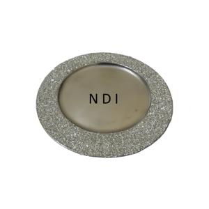 Venta caliente de acero inoxidable ecológico para la placa del cargador Decoración de la cena de la mesa de forma redondeada - Product Image 1