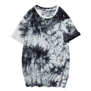 T-shirt Tie Dye pour homme sérigraphie Tie Dye unisexe 100% coton bicolore Tie-Dye T-shirt - Product Image 5