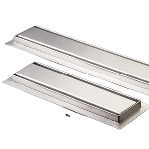 Grille de douche S/S DUPLEX-Canal de douche chromé en acier inoxydable 70 CM - Product Image 1