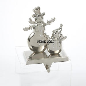 ที่ใส่ถุงเท้ายาวโลหะสำหรับตกแต่งสีเงินแบบคลาสสิกหรูหรา - Product Image 3