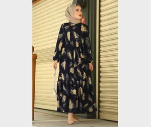 Nouvelle saison femmes vêtements islamiques Abaya caftan tunique dubaï arabe musulman mode islamique qualité turque - Product Image 1