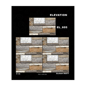 กระเบื้องบุผนังพอร์ซเลนเกรดพรีเมียม ขนาด 300x450 มม. ดีไซน์ดิจิตอลแบบด้าน กันลื่น ทนกรด ลายเรียบง่าย สำหรับตกแต่งภายนอกโรงแรม - Product Image 1