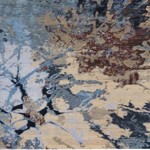 Tapis noués à la main, tapis d'intérieur fait à la main pour la maison, le salon, la chambre à coucher, tapis en fibre naturelle doux et durable - Product Image 3