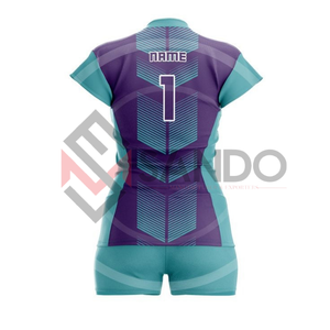 Conjunto de Uniforme de Voleibol al por Mayor para Mujer, Uniforme Deportivo de Poliéster con Impresión de Logotipo Personalizado - Product Image 2
