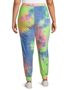 Fait sur mesure Derek Heart Junior Plus Jogging en coton brossé respirant Yummy Jersey Tie Dye - Product Image 3