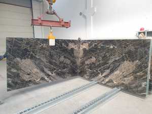 2025 Nero Picasso Dalles lisses en marbre turc Tuile de luxe de première qualité coupée à la taille Ventes directes en usine Made in Turkiye - Product Image 6