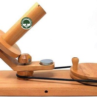 Enrouleur de pelotes de laine en bois de haute qualité RIKSH 15 cm – Accessoire simple pour le tricot et la couture – Écologique – Fabriqué à partir de bois provenant de sources légales