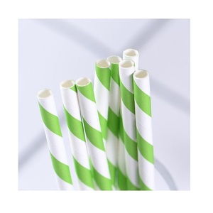 Pajita de papel de té de burbuja desechable, Individual, envuelto en papel, alta calidad, de Vietnam - Product Image 5