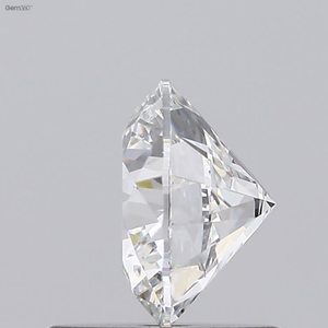 ควอตซ์สังเคราะห์สีฟ้าขาว 1.50 กะรัต เกรด SI2 ทรงบริลเลียนท์ ขัดเงาแบบแฟนซี ขนาด 6.37-6.49*3.94 มม. พร้อมใบรับรอง IGI รูเจาะ 1 มม. ยี่ห้อ DHANLAXMI - Product Image 3