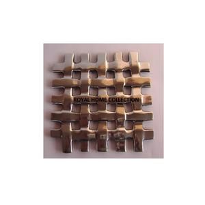 Dessous de plat décoratif en forme de feuille en métal aluminium de qualité exportée - Product Image 2