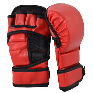 Waterproof Half Finger Leather MMA Grappling Gloves for <b>Cycling</b> - Product Image 2