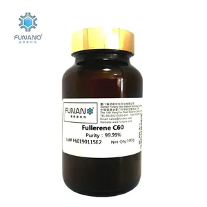 99.99% Funano เครื่องสำอางผงคาร์บอน Fullerene C60กับน้ำมันมะกอกสารเคมีวัตถุดิบ99.99