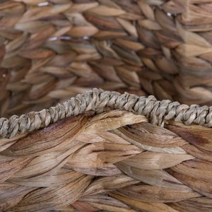 Cesta tejida de jacinto de agua ecológica, en forma de hueso de perro canasta, venta al por mayor - Product Image 4