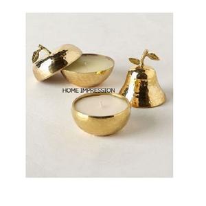 Nouveaux conteneurs classiques de bougie de cire incurvée Diwali et tous les conteneurs de bougie de décor festif conteneurs de bougie de concepteur en gros - Product Image 2