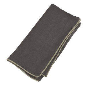 Serviettes en lin modernes et élégantes sur mesure, faites à la main, 100 % lin, 60x60 cm, teintes unies, couleur personnalisée, fibres résistantes, logo personnalisé - Product Image 4