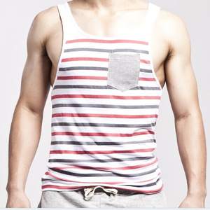 เสื้อกล้ามผู้ชายผ้าฝ้ายพิมพ์ลาย - Product Image 1