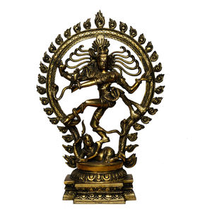 <b>Shiva</b> (Nataraj) Brass <b>Statue</b> | a Decorative Brass <b>Statue</b> Made of Brass / Bronze - Product Image 3