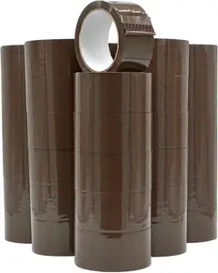 선박 수송용 포장 상자 테이프 접착제, 고품질 브라운 포장 테이프 45mm x 100 미터