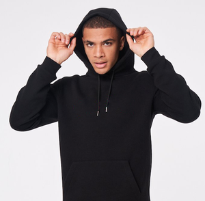 OEM ODM personalizado Unisex 100% algodón 500gsm Sudadera con capucha de gran tamaño Plus Size Pullover Sudadera con capucha estampado bordado Logo para hombres - Product Image 2