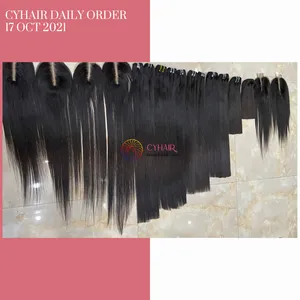 One Donor HD Lace Frontals Virgin Remy <b>Human</b> <b>Hair</b> <b>Wigs</b> for Black Women Vietnam Double Weft New Model 2021 Raw Bundles - Product Image 2