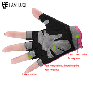 Customize <b>Weight</b> Lifting <b>Gym</b> Gloves Hand Protector Grips Hooks Workout Straps Leather Palm Neoprene Padded Wrist Wraps - Product Image 3
