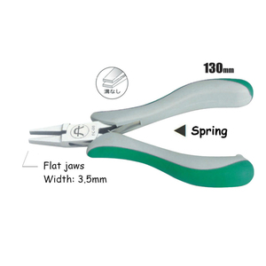 Kìm Mũi Kim Dài Chế Biến Lưỡi Hàng Đầu Đài Loan L S55C Thép Carbon Cao TPR Duplex Tay <span class=keywords><strong>C</strong></span>ầm Màu L Alicates De Punta Larga - Product Image 5