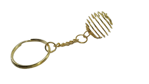 Haute qualité cristaux de pierre naturelle arc-en-ciel pierre de lune fil enroulé porte-clés personnalisé rond pierre précieuse cristal porte-clés grossiste - Product Image 3