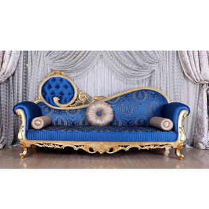 Canapé de mariage de Style français, Chaise spéciale pour mariage, bleu Royal, canapé italien de styliste célèbre - Product Image 1