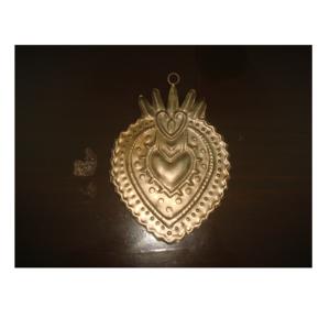 Colgante Sagrado Corazón Forma Corazón Oro Corazón Católico Para Decoración Del Hogar - Product Image 6